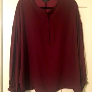 Lafayette 148 silk blouse